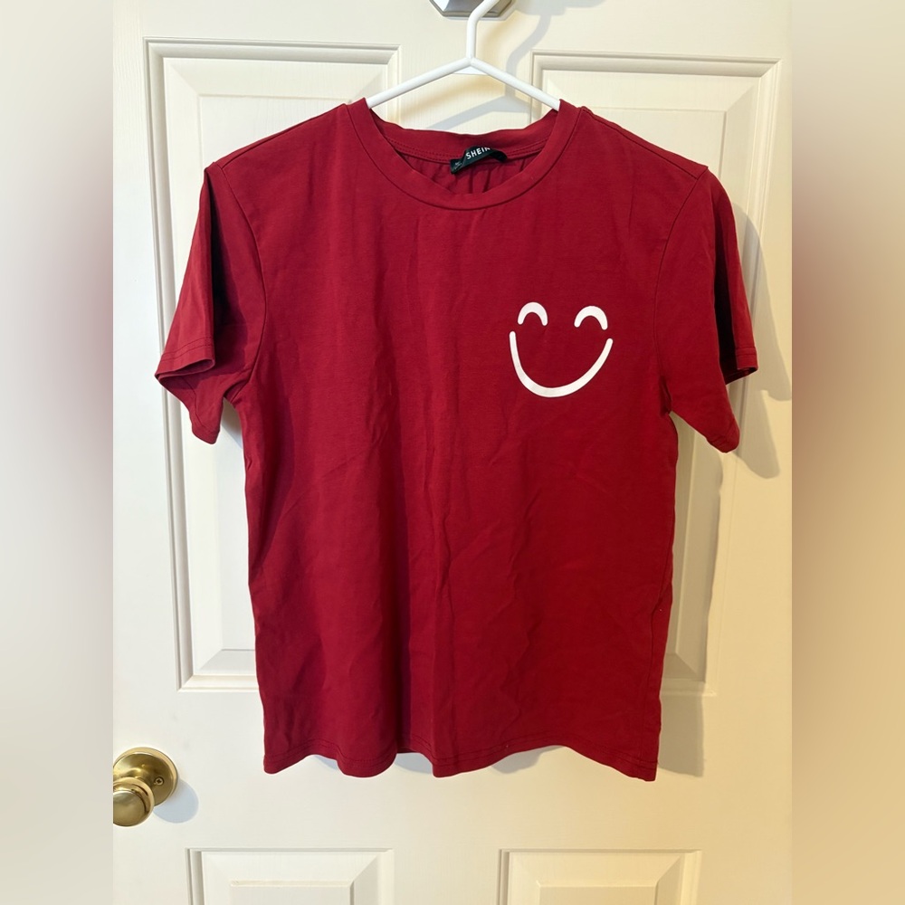 Red Smiley Face T-Shirt